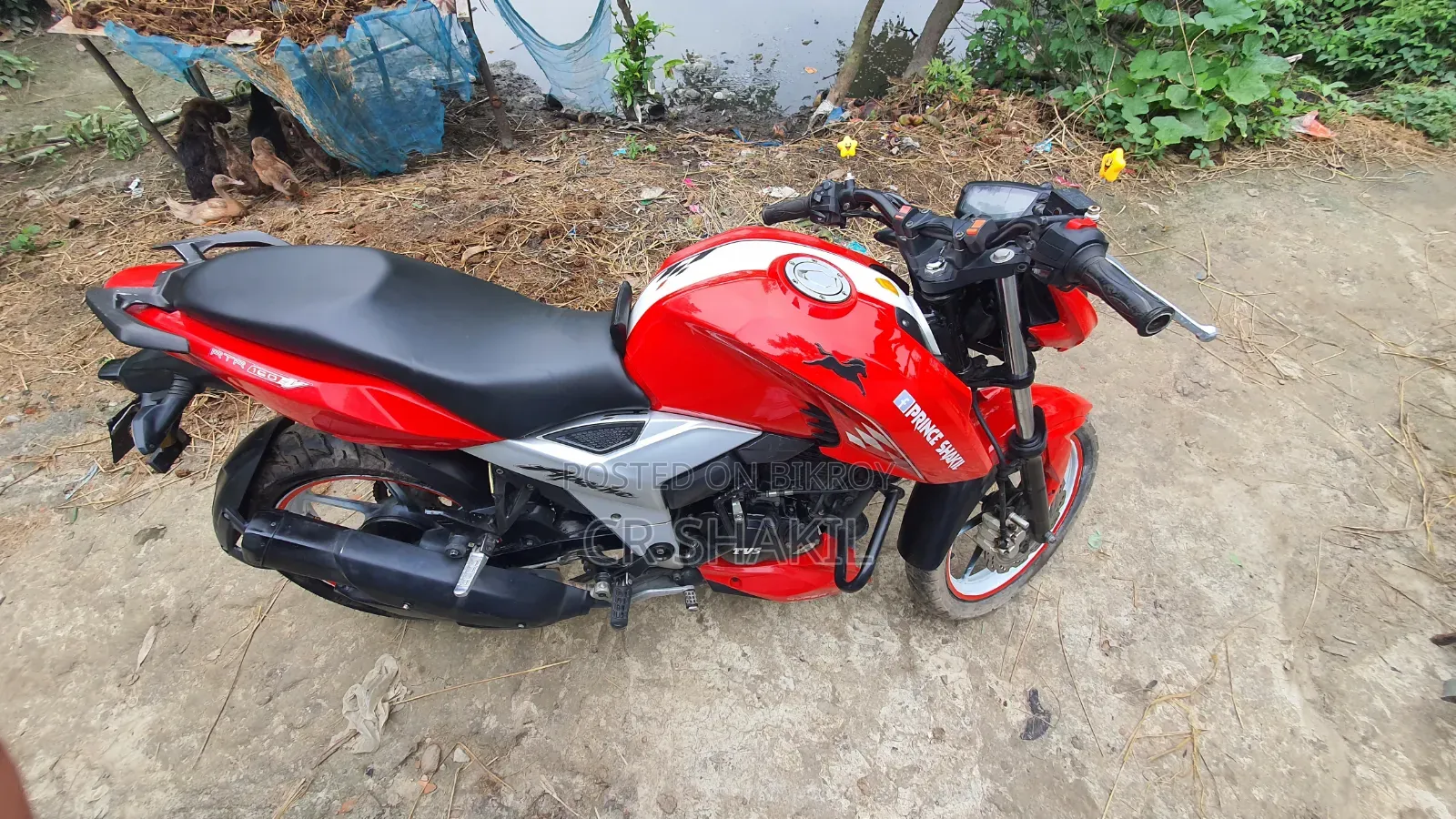 TVS Apache RTR 160 4V 2021 Red