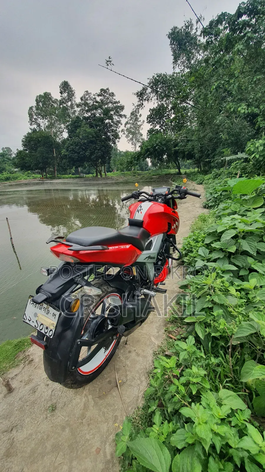 TVS Apache RTR 160 4V 2021 Red