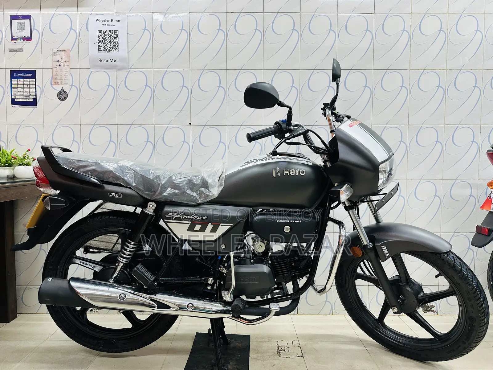 Hero Splendor Plus IBS I3S 2026 Black