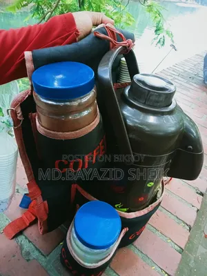 Coffee Vending Setup (Bag + Flask + Jar + Cups)
