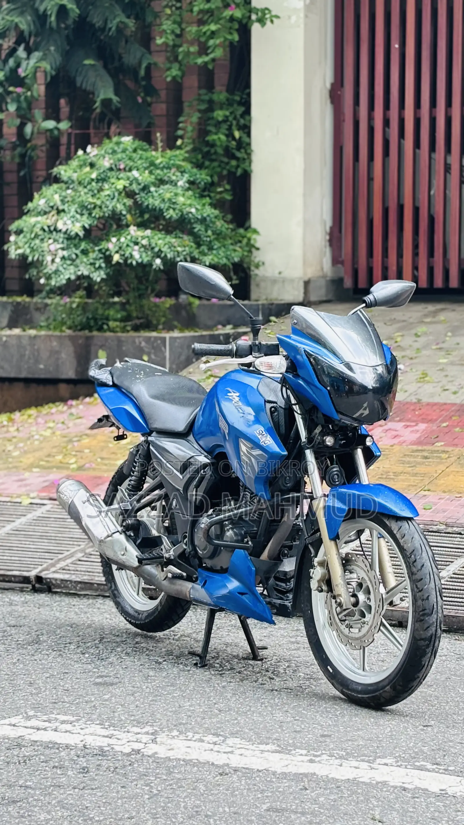 TVS Apache RTR 160 2V 2018 Blue