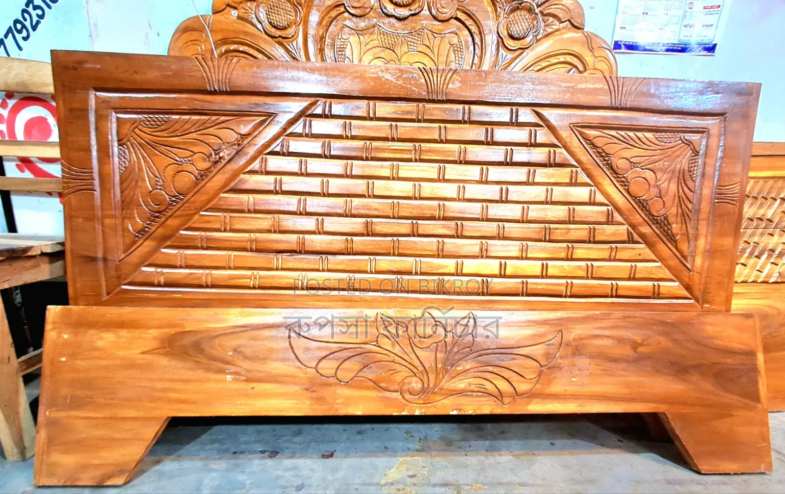 ৬ফিট ৭ ফিট সেমি বক্স খাট