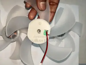 5-blade White DC Brushless Cooling Fan | JST Connector Replacement