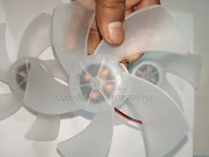 5-blade White DC Brushless Cooling Fan | JST Connector Replacement