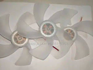 5-blade White DC Brushless Cooling Fan | JST Connector Replacement