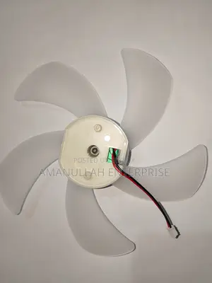 5-blade White DC Brushless Cooling Fan | JST Connector Replacement