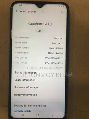 Samsung Galaxy A10 32 GB Purple