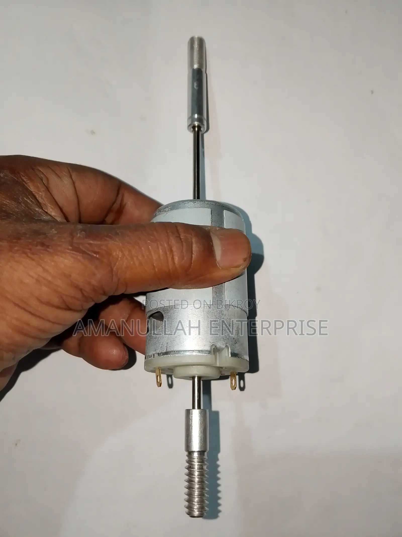 Rs-555 Dual Shaft Dc Motor | High Torque [ Amanullah Enterprise ]