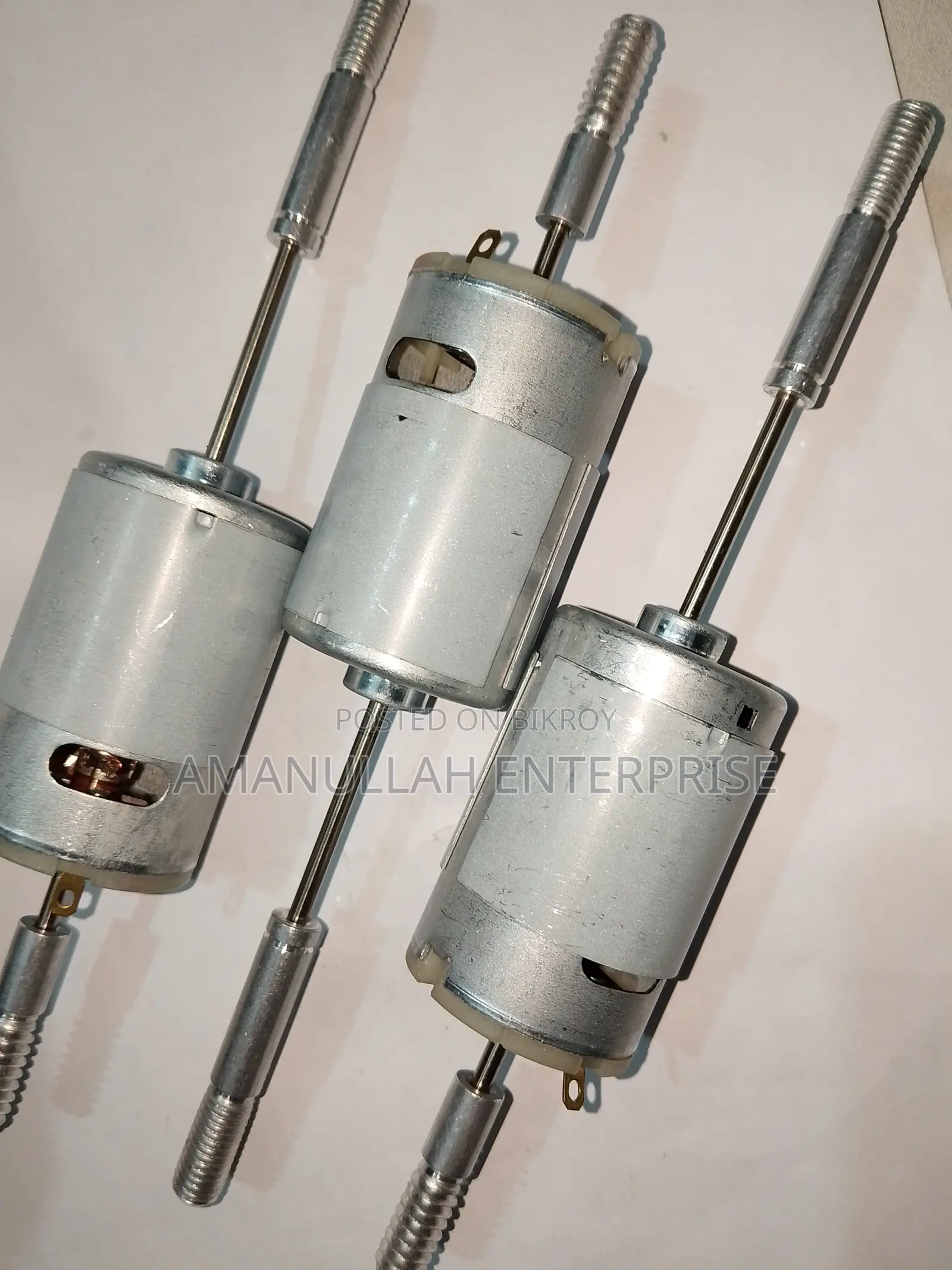 Rs-555 Dual Shaft Dc Motor | High Torque [ Amanullah Enterprise ]