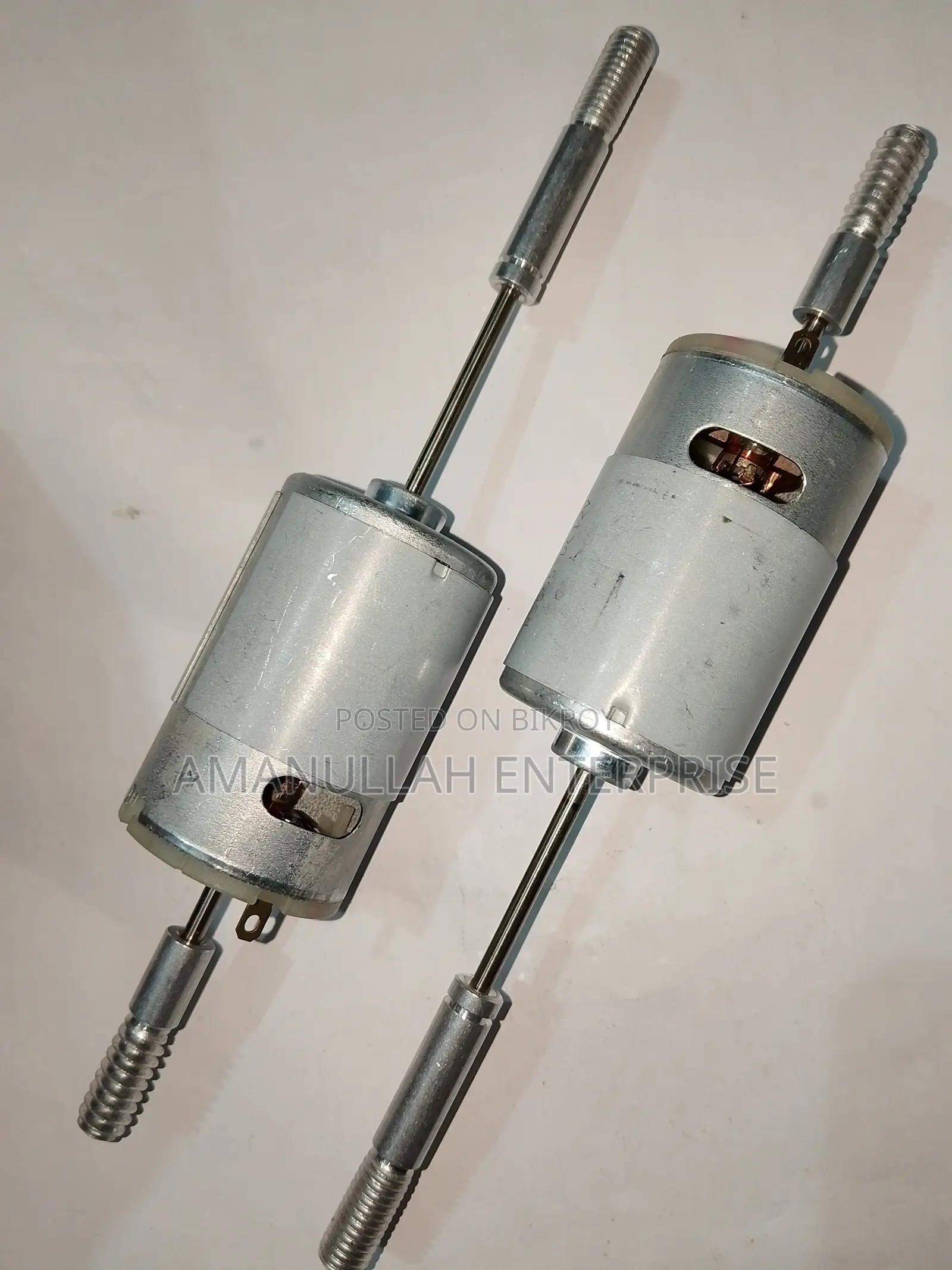 Rs-555 Dual Shaft Dc Motor | High Torque [ Amanullah Enterprise ]