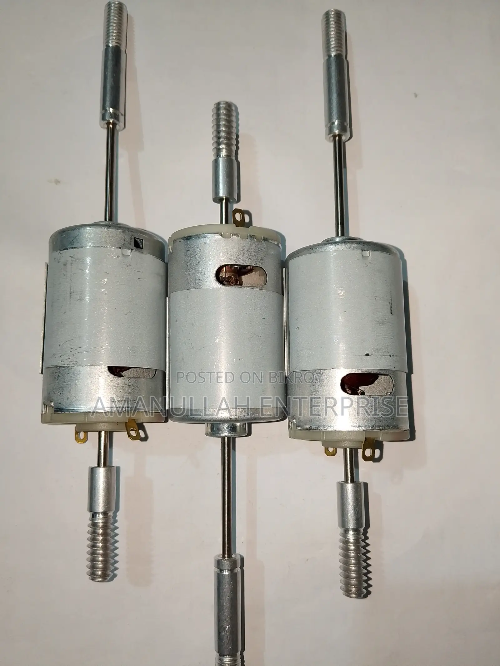 Rs-555 Dual Shaft Dc Motor | High Torque [ Amanullah Enterprise ]