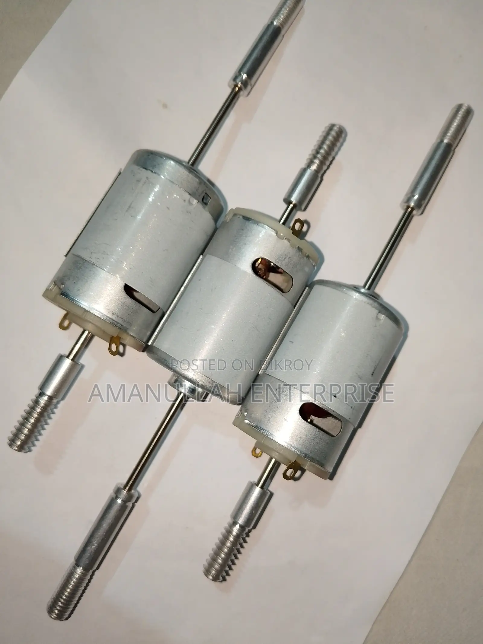 Rs-555 Dual Shaft Dc Motor | High Torque [ Amanullah Enterprise ]