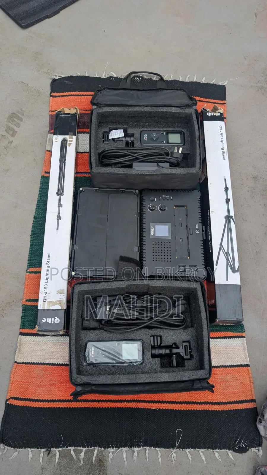 এলইডি স্টুডিও লাইট সেটআপ