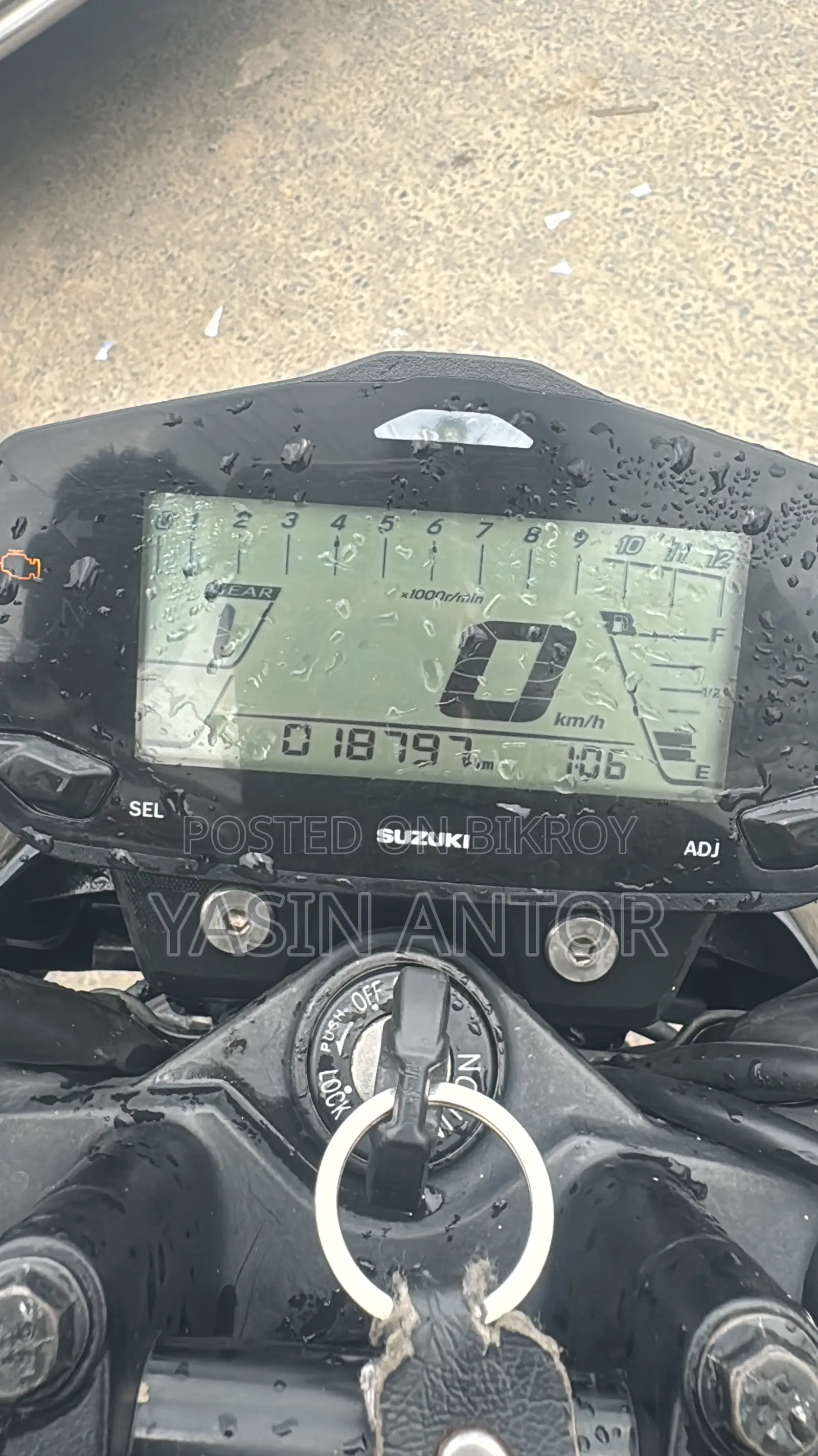 Suzuki Gixxer Fi ABS 2024 Black