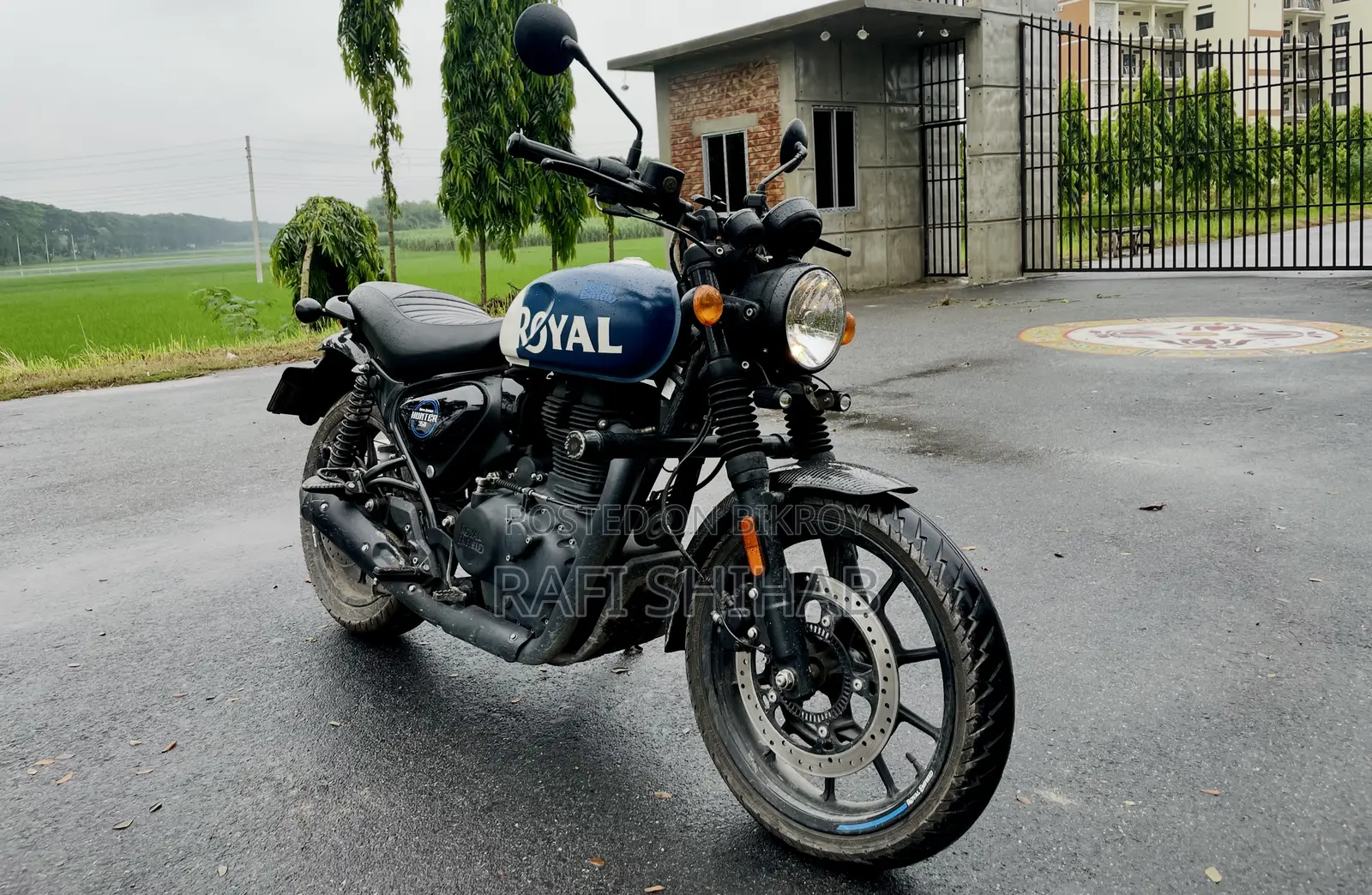 Royal Enfield Hunter 350 2025 Blue