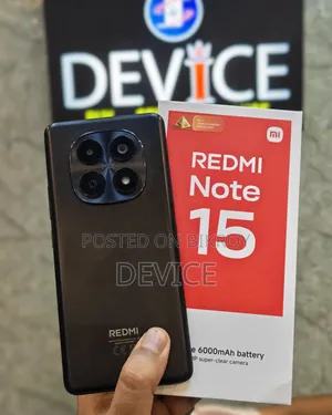Xiaomi Redmi Note 15 ২৫৬ জিবি ব্ল্যাক