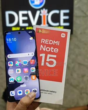 Xiaomi Redmi Note 15 ২৫৬ জিবি ব্ল্যাক