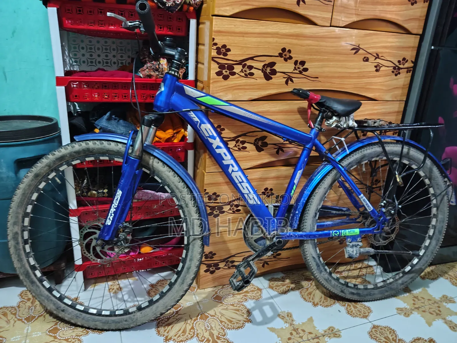 A bicycle