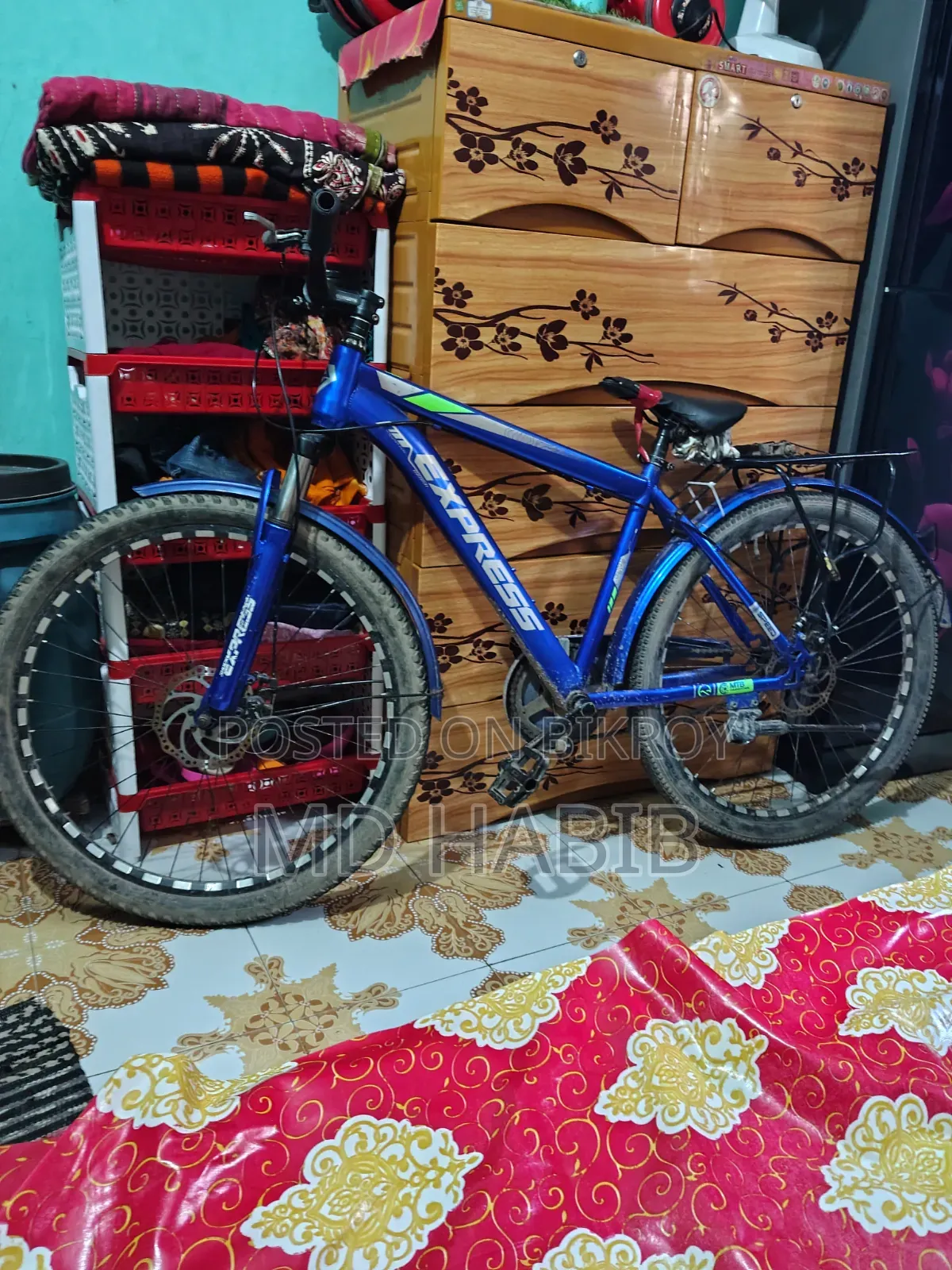 A bicycle