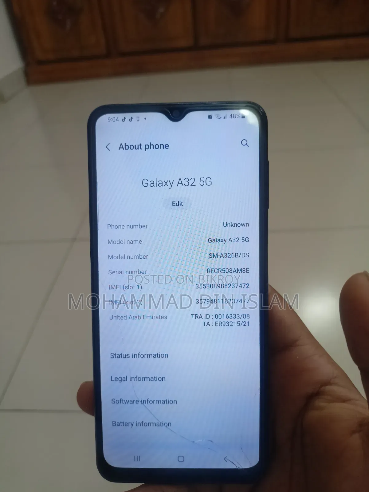 Samsung Galaxy A32 5G 128 GB Black
