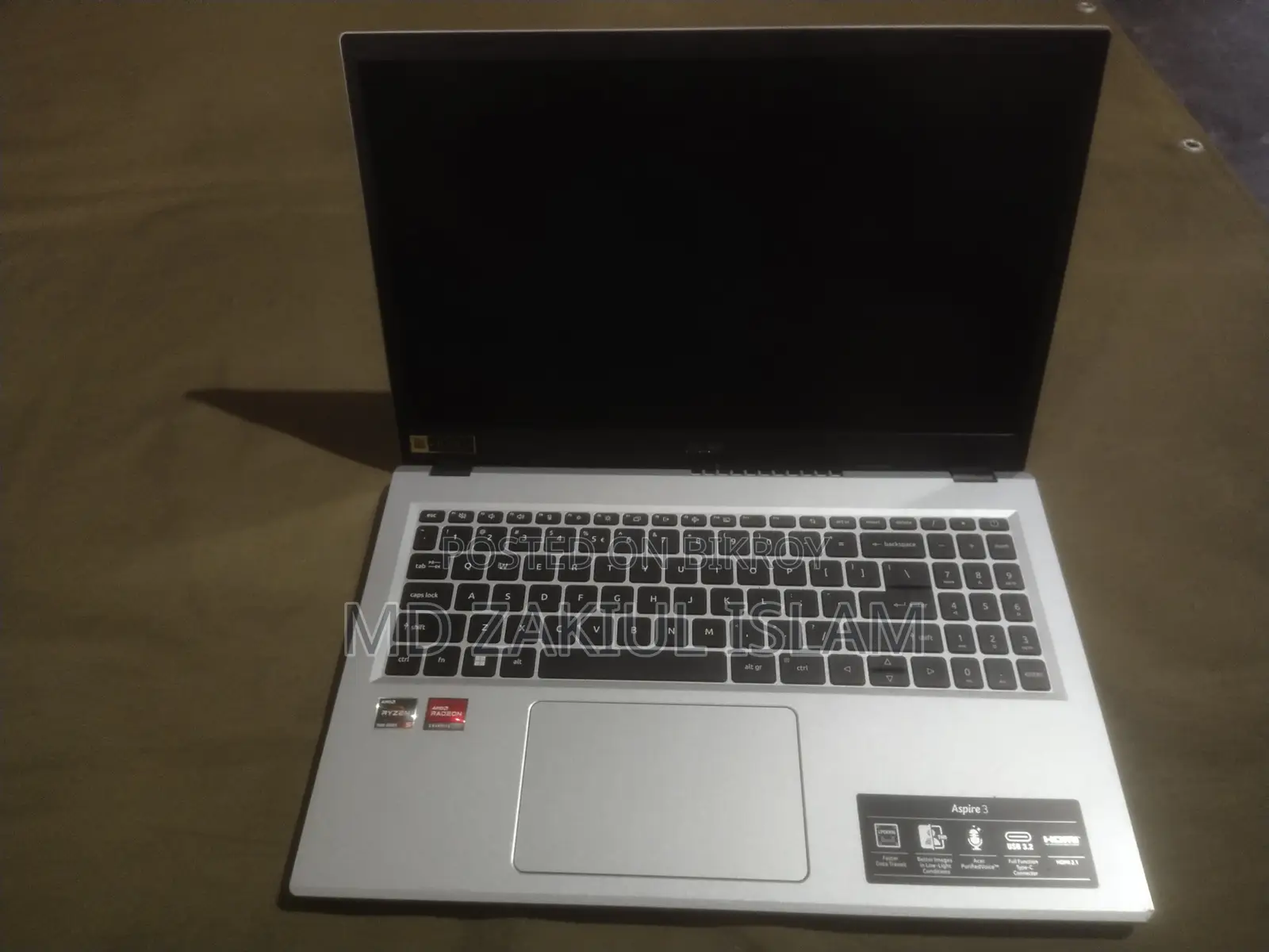 Laptop Acer Aspire 3 8GB AMD Ryzen 5 SSD 512GB