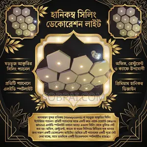 Premium Hexagon Honeycomb Ceiling Interior Lights Set