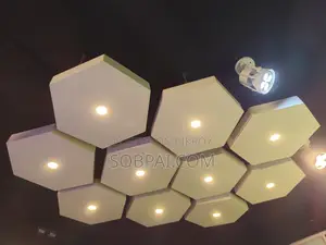 Premium Hexagon Honeycomb Ceiling Interior Lights Set