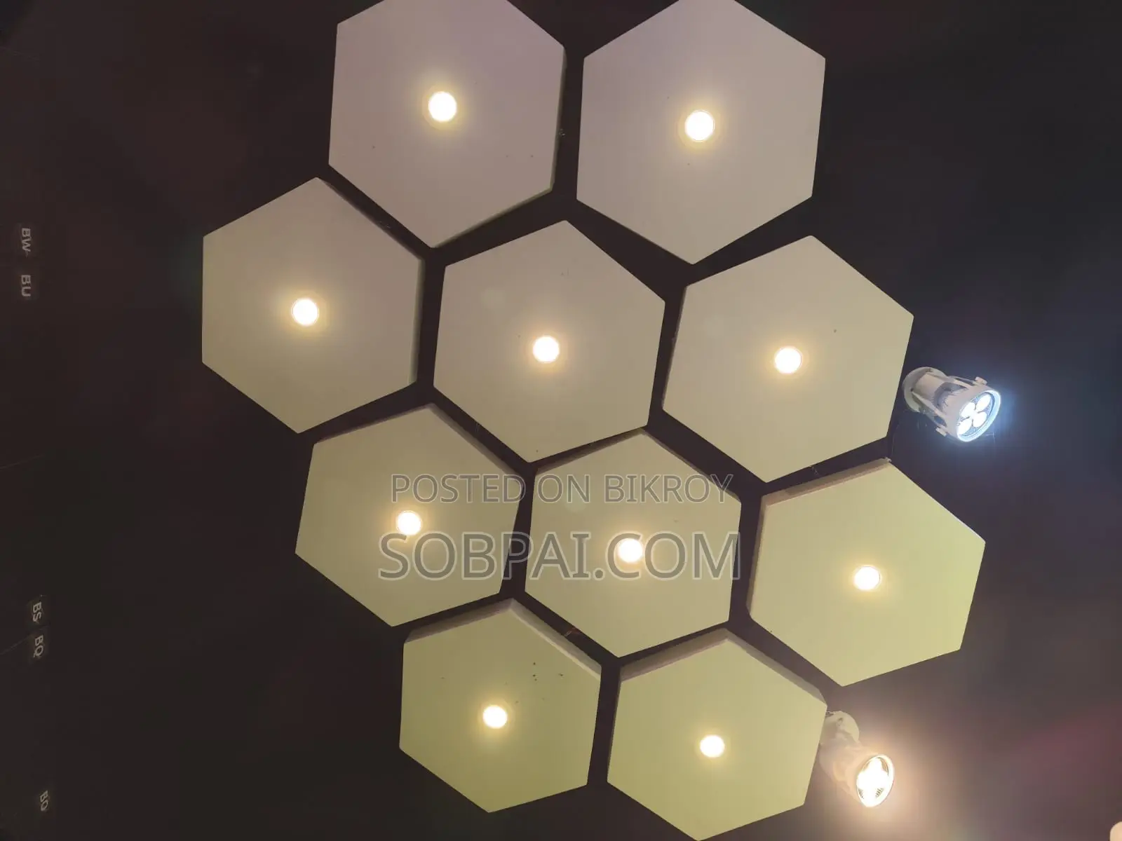 Premium Hexagon Honeycomb Ceiling Interior Lights Set
