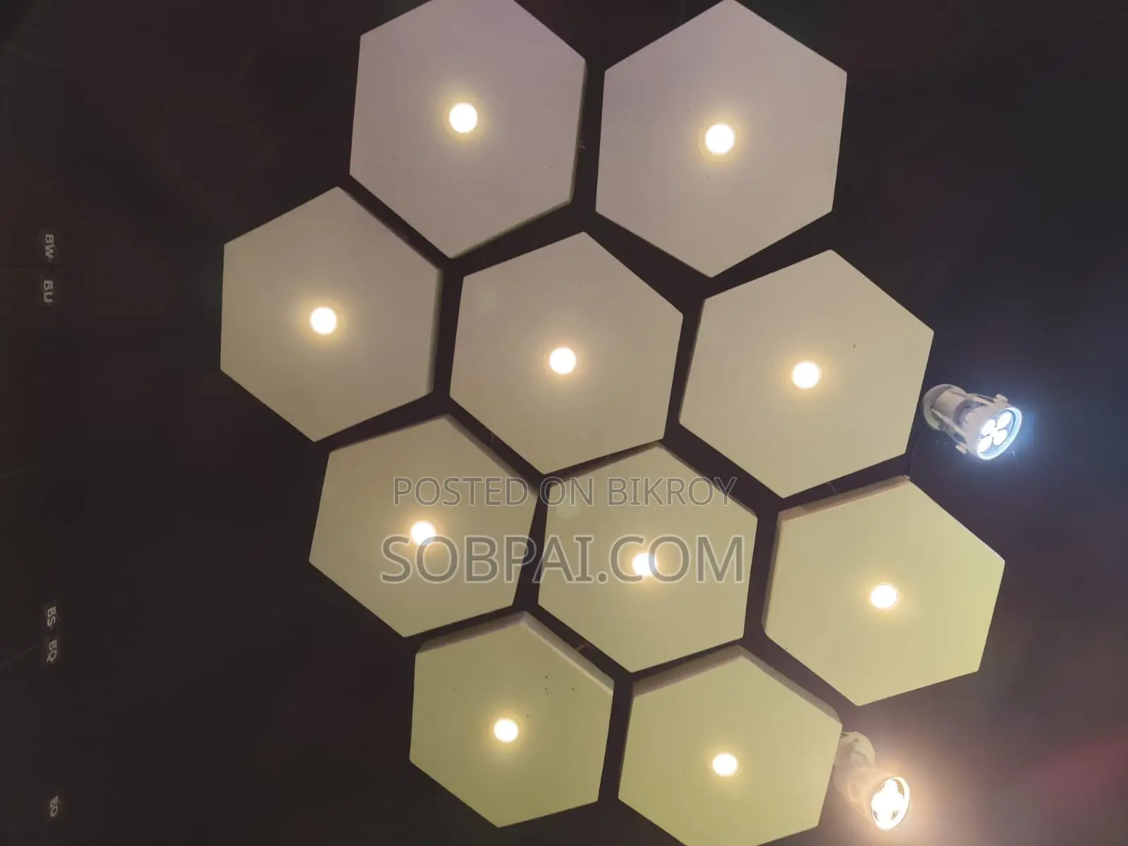 Premium Hexagon Honeycomb Ceiling Interior Lights Set