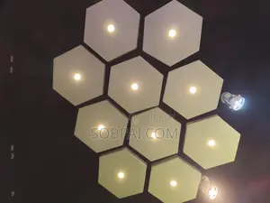 Premium Hexagon Honeycomb Ceiling Interior Lights Set