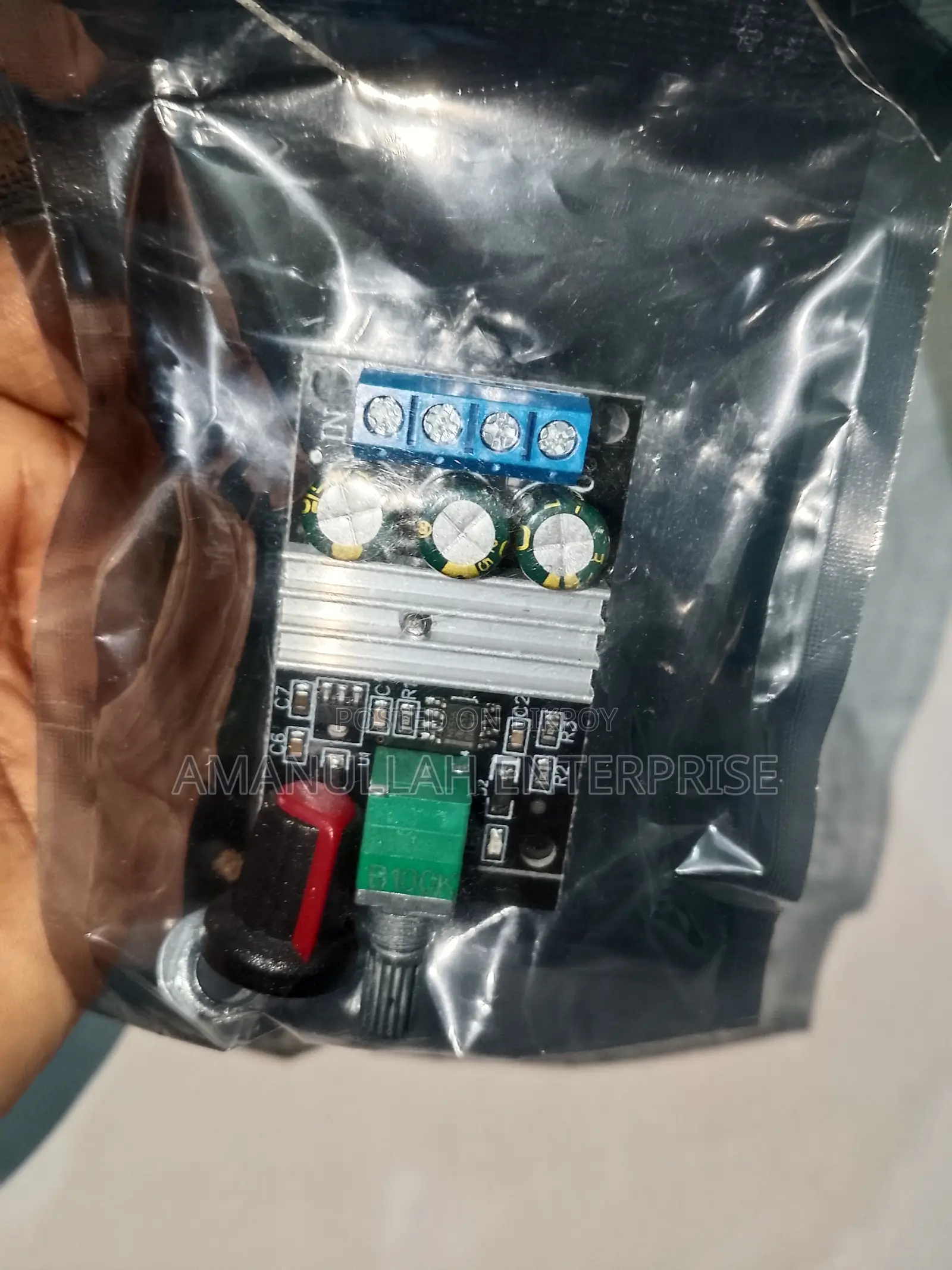 5V-35V 5A PWM DC Motor Speed Controller Module with Dimmer Switch