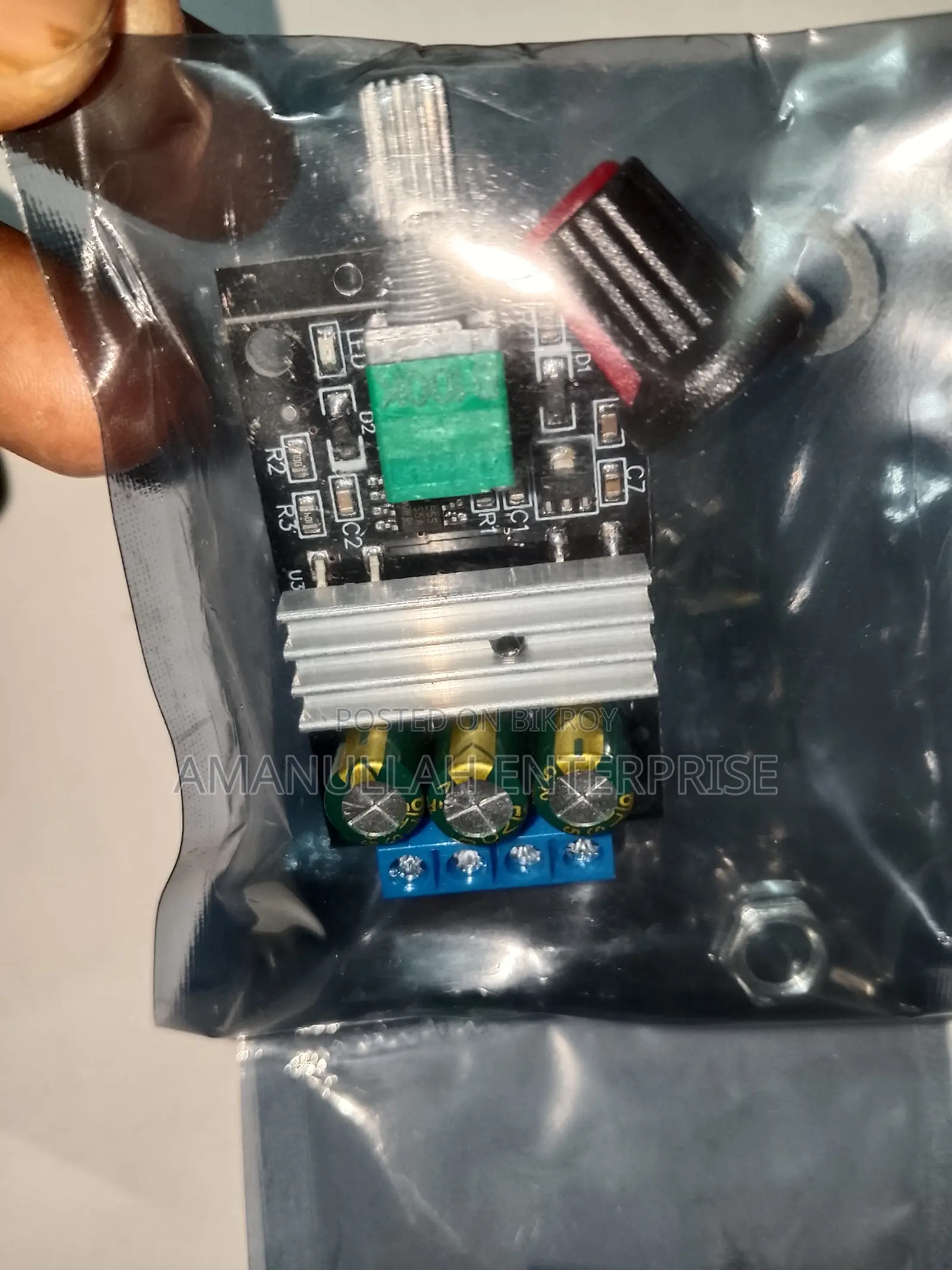 5V-35V 5A PWM DC Motor Speed Controller Module with Dimmer Switch