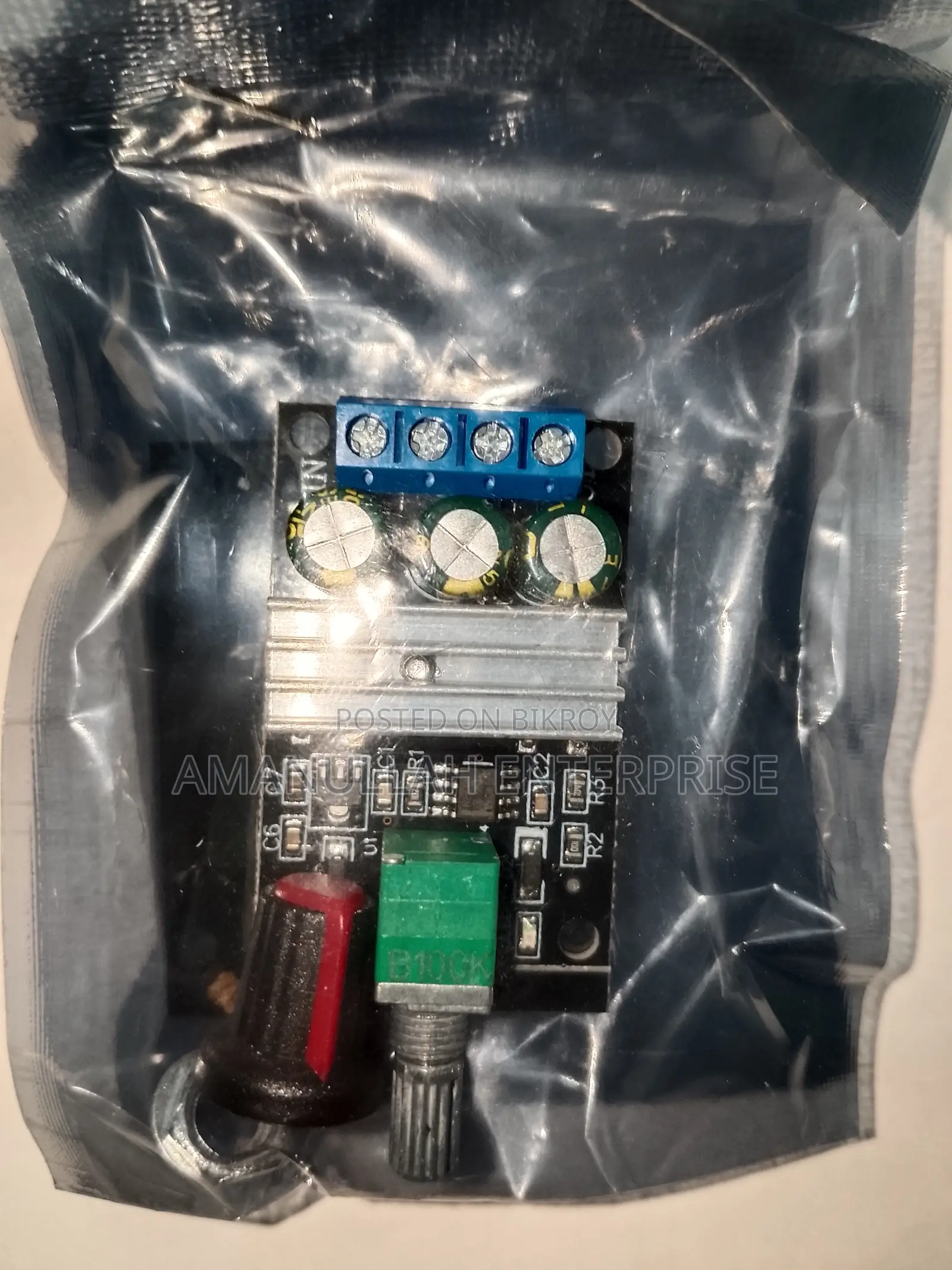 5V-35V 5A PWM DC Motor Speed Controller Module with Dimmer Switch