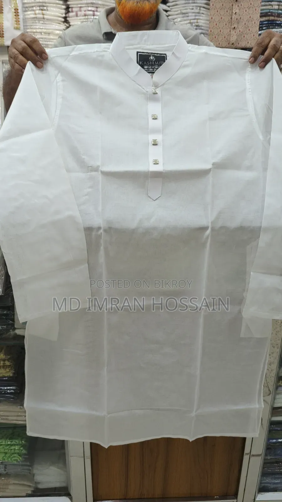 Deshi Dhuti Panjabi. White Color