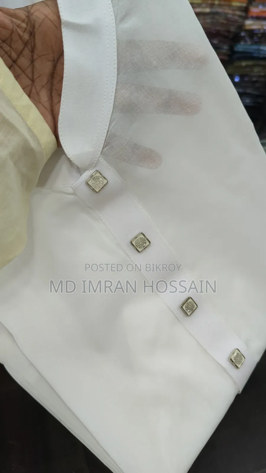 Deshi Dhuti Panjabi. White Color