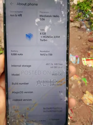 Honor 4 GB Black