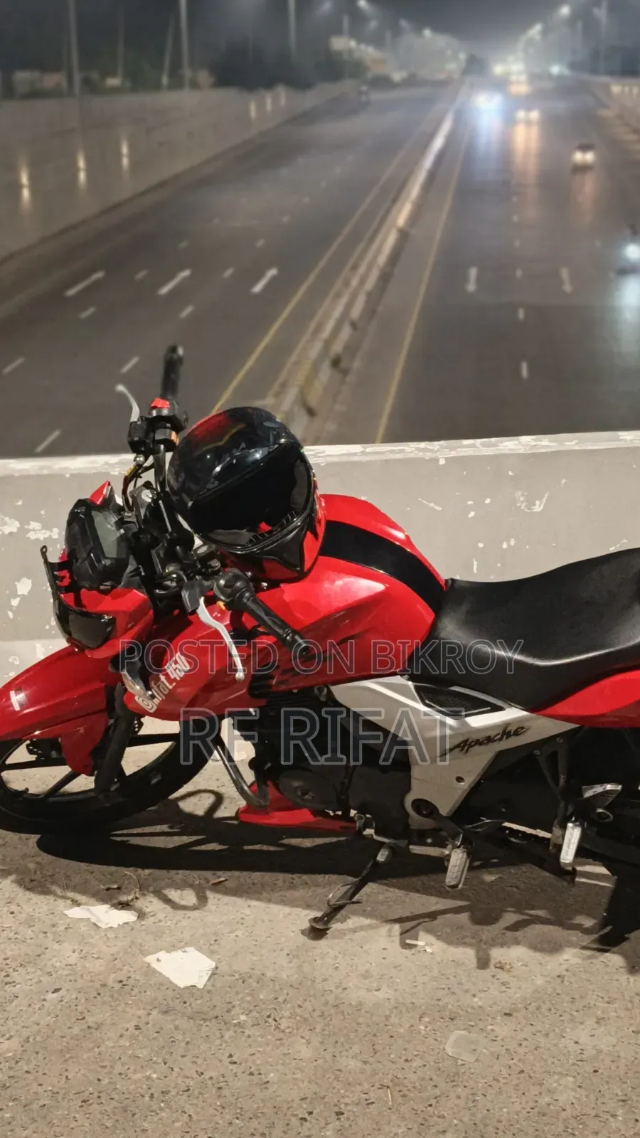 TVS Apache 160 4V 2018 Red
