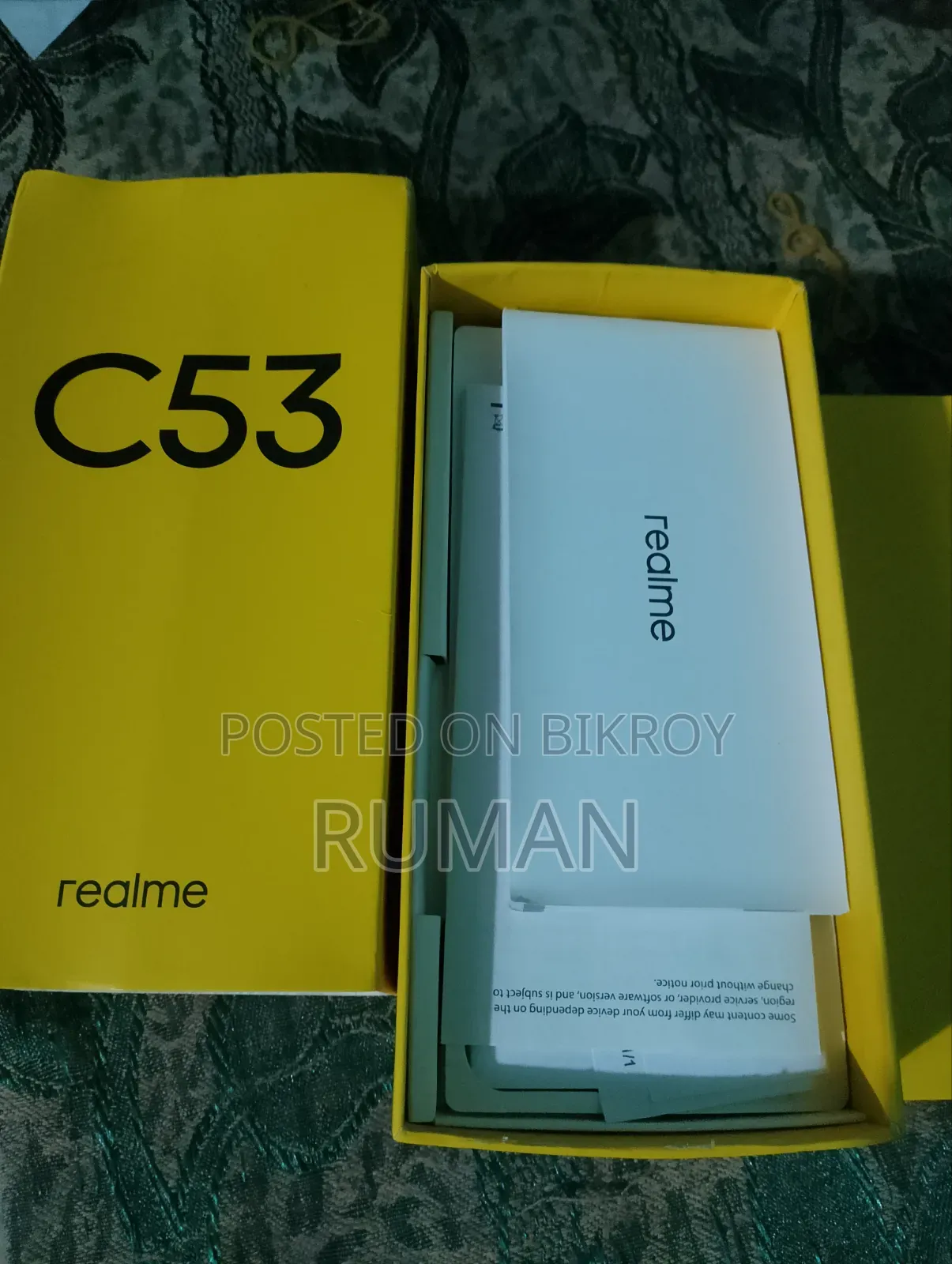 রিয়েলমি সি৫৩ ১২৮ জিবি ইয়েলো