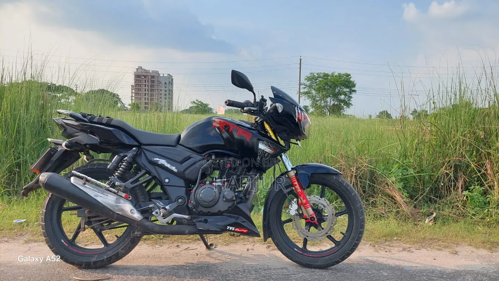 TVS Apache RTR 160 2V 2021 Black