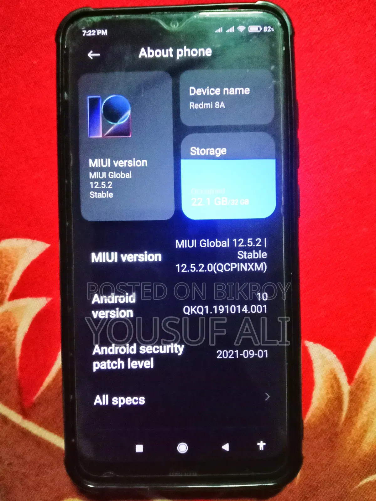 Xiaomi Redmi 8A 32 GB Black