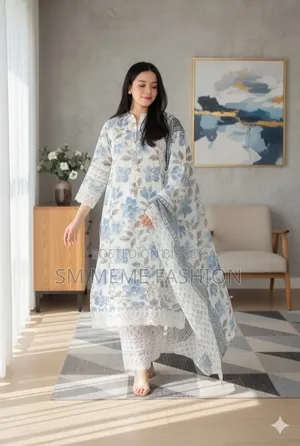 পকেট কুর্তি থ্রি পিস