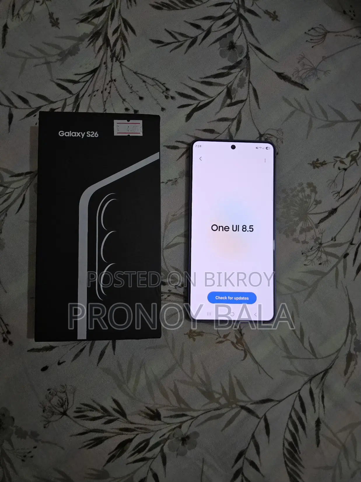 স্যামসাং গ্যালাক্সি এস২৬ ২৫৬ জিবি ব্লু