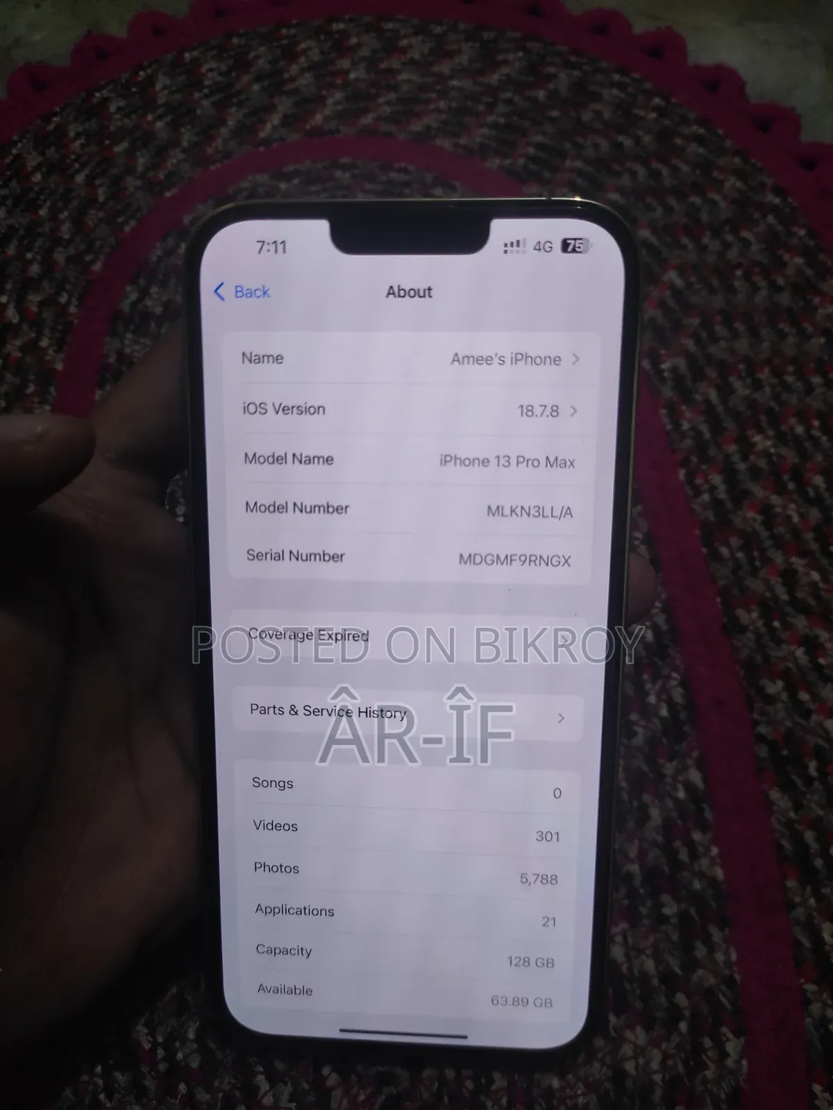 Apple iPhone 13 Pro Max 128 GB Gold