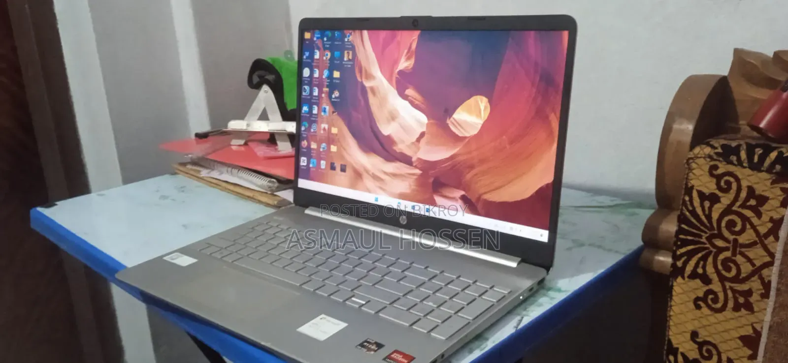 Laptop HP 15S 8GB AMD Ryzen 5 SSD 256GB