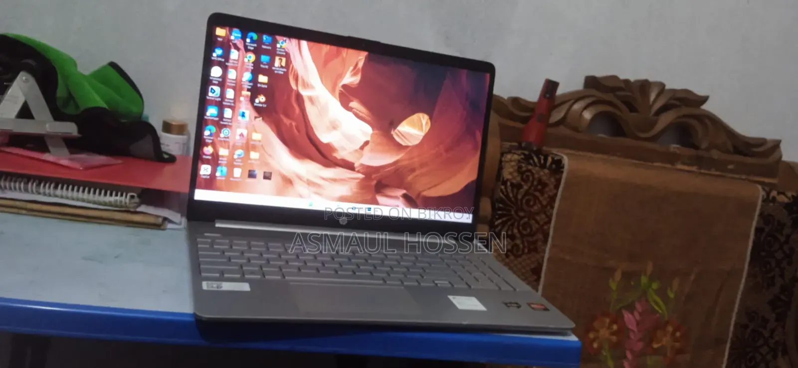 Laptop HP 15S 8GB AMD Ryzen 5 SSD 256GB