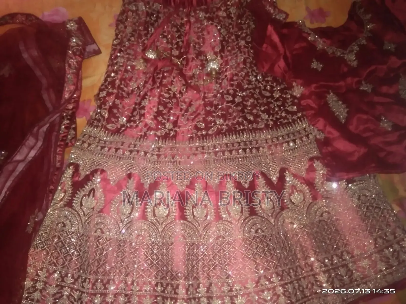 Lehenga worn only once