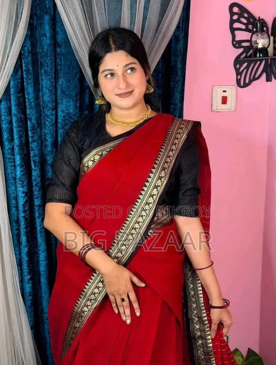 Nokshi Border Cotton Saree