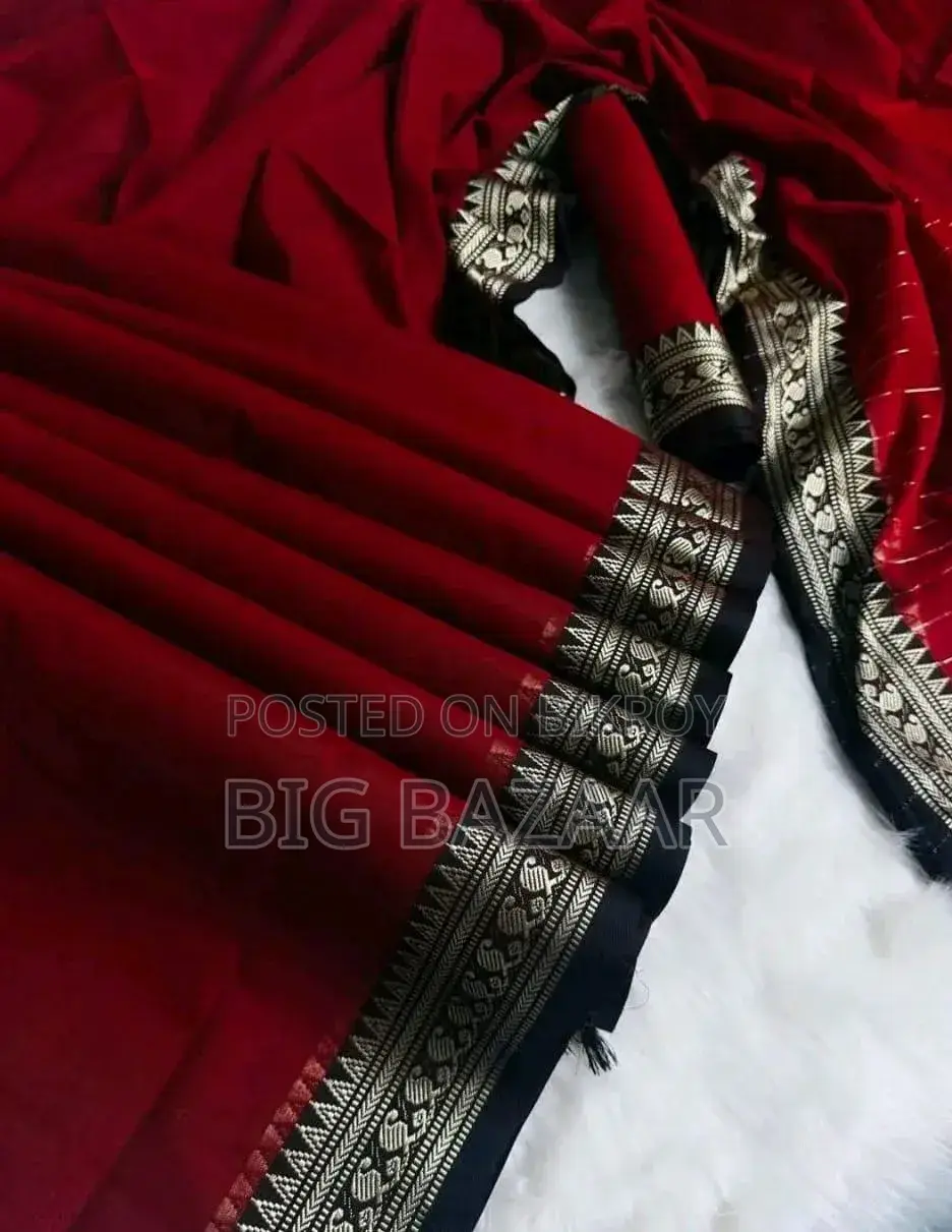 Nokshi Border Cotton Saree