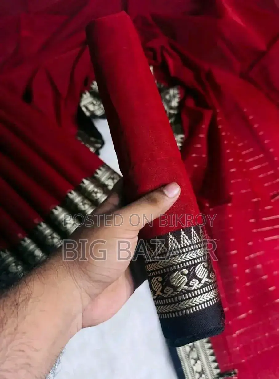 Nokshi Border Cotton Saree
