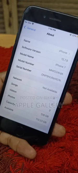 Apple iPhone 7 128 GB Black
